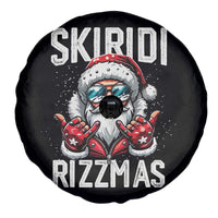 Christmas Bruh Spare Tire Cover Green Xmas Santa Hat Festive Vibe