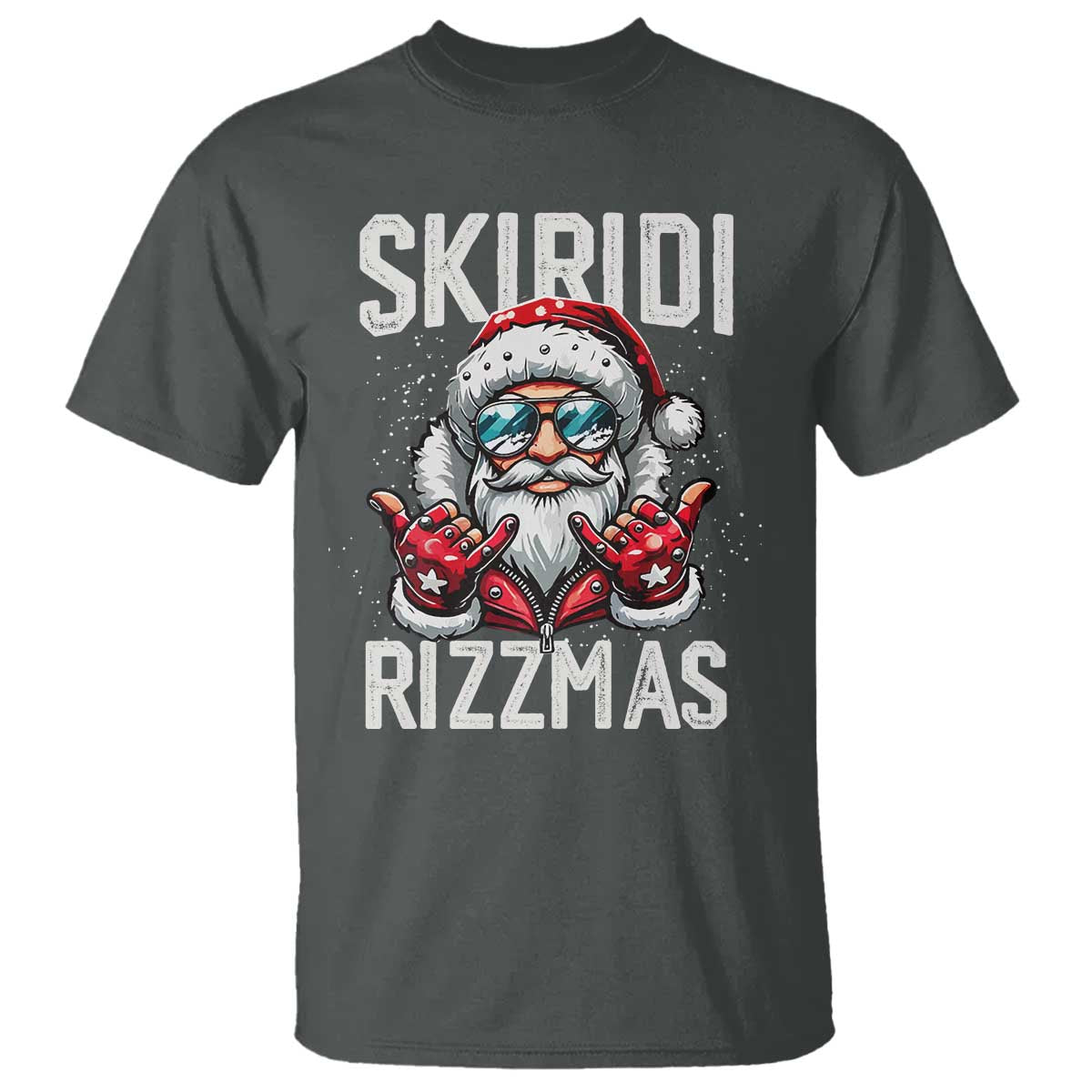 Christmas Bruh T Shirt Green Xmas Santa Hat Festive Vibe - Wonder Print Shop