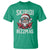 Christmas Bruh T Shirt Green Xmas Santa Hat Festive Vibe - Wonder Print Shop