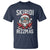 Christmas Bruh T Shirt Green Xmas Santa Hat Festive Vibe - Wonder Print Shop