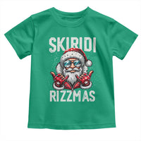 Christmas Bruh Toddler T Shirt Green Xmas Santa Hat Festive Vibe
