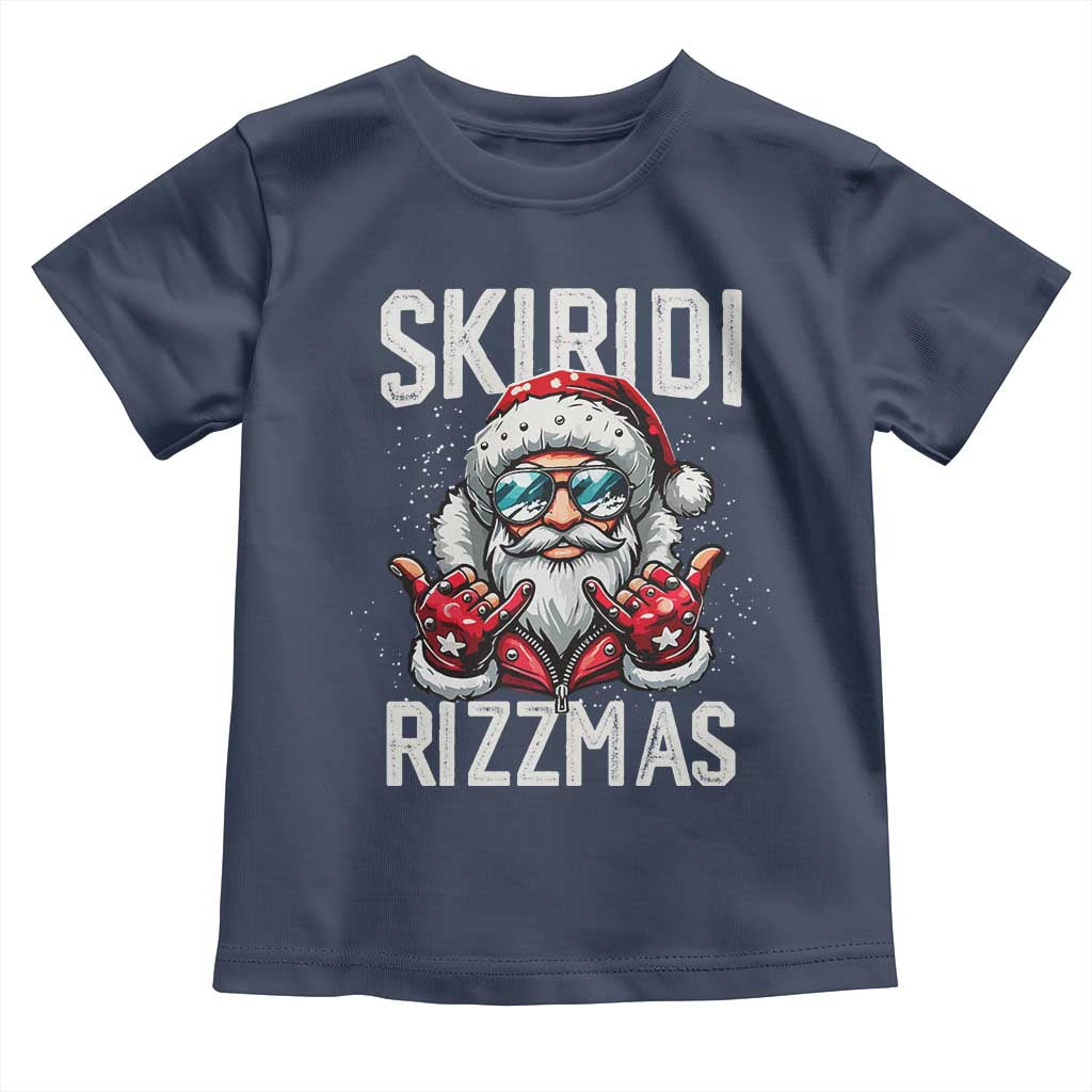 Christmas Bruh Toddler T Shirt Green Xmas Santa Hat Festive Vibe