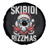 Funny Santa Rizz Christmas Spare Tire Cover Skibidi Rizzmas Gen Alpha Slang Cool Santa