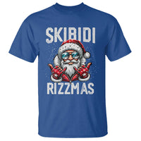 Funny Santa Rizz Christmas T Shirt Skibidi Rizzmas Gen Alpha Slang Cool Santa - Wonder Print Shop