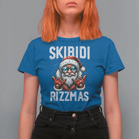 Funny Santa Rizz Christmas T Shirt For Women Skibidi Rizzmas Gen Alpha Slang Cool Santa - Wonder Print Shop