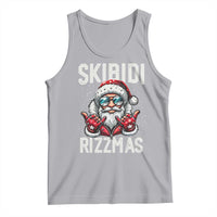 Funny Santa Rizz Christmas Tank Top Skibidi Rizzmas Gen Alpha Slang Cool Santa
