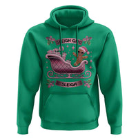 Groovy Pink Christmas Gingerbrad Hoodie Sleigh Girl Sleigh Festive Xmas Holiday Girls