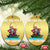 Santa Xmas Boat Fishing Christmas Ornament We Fish You A Merry Xmas Fisherman - Wonder Print Shop