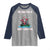 Santa Christmas Boat Fishing Raglan Shirt We Fish You A Merry Xmas Fisherman