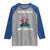 Santa Christmas Boat Fishing Raglan Shirt We Fish You A Merry Xmas Fisherman
