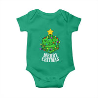 Christmas Gamer Baby Onesie Merry Critmas D20 RPG Gaming Xmas Tree