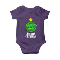 Christmas Gamer Baby Onesie Merry Critmas D20 RPG Gaming Xmas Tree