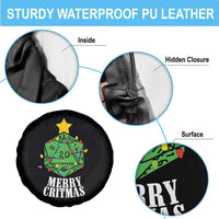Christmas Gamer Spare Tire Cover Merry Critmas D20 RPG Gaming Xmas Tree