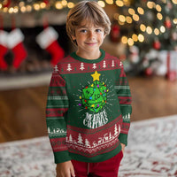 Xmas Gamer Ugly Christmas Sweater Merry Critmas D20 RPG Gaming Xmas Tree - Wonder Print Shop