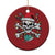Xmas Pirate Skull Christmas Ornament Yo Ho Ho Boat Cruise Xmas Crossbones - Wonder Print Shop