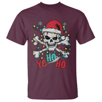 Christmas Pirate Skull T Shirt Yo Ho Ho Boat Cruise Xmas Crossbones - Wonder Print Shop