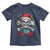 Christmas Pirate Skull Toddler T Shirt Yo Ho Ho Boat Cruise Xmas Crossbones