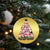 Cute Pink Pigs Xmas Tree Christmas Ornament Funny Farmer Xmas Lights Festive Vibe - Wonder Print Shop