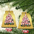 Cute Pink Pigs Xmas Tree Christmas Ornament Funny Farmer Xmas Lights Festive Vibe - Wonder Print Shop