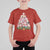 Cute Pink Pigs Christmas Tree T Shirt For Kid Funny Farmer Xmas Lights Festive Vibe - Wonder Print Shop