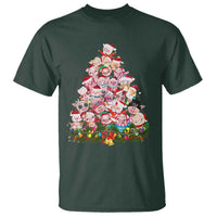 Cute Pink Pigs Christmas Tree T Shirt Funny Farmer Xmas Lights Festive Vibe - Wonder Print Shop