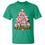 Cute Pink Pigs Christmas Tree T Shirt Funny Farmer Xmas Lights Festive Vibe - Wonder Print Shop