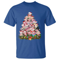 Cute Pink Pigs Christmas Tree T Shirt Funny Farmer Xmas Lights Festive Vibe - Wonder Print Shop