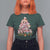 Cute Pink Pigs Christmas Tree T Shirt For Women Funny Farmer Xmas Lights Festive Vibe - Wonder Print Shop