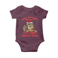 Christmas Squirrel Baby Onesie It's A Funny Squeaky Sound Xmas Things