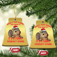 Xmas Squirrel Christmas Ornament It's A Funny Squeaky Sound Xmas Things - Wonder Print Shop