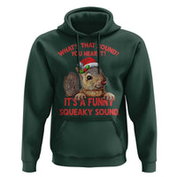 Christmas Squirrel Hoodie It's A Funny Squeaky Sound Xmas Things