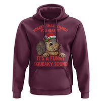 Christmas Squirrel Hoodie It's A Funny Squeaky Sound Xmas Things