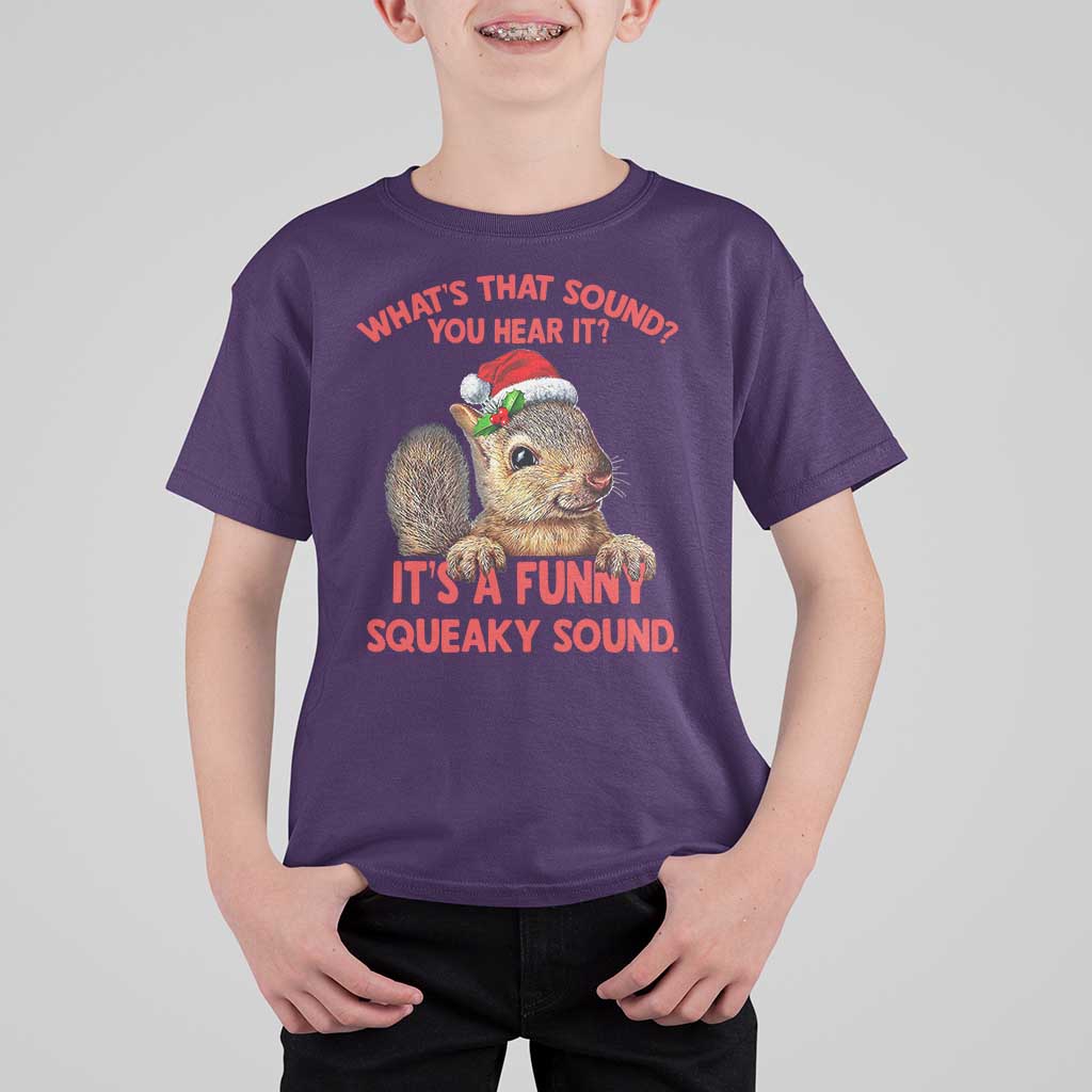 Christmas Squirrel T Shirt For Kid It's A Funny Squeaky Sound Xmas Things - Wonder Print Shop