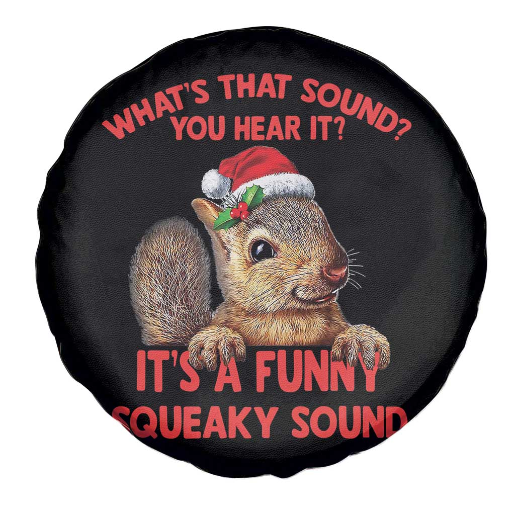 Christmas Squirrel Spare Tire Cover It's A Funny Squeaky Sound Xmas Things