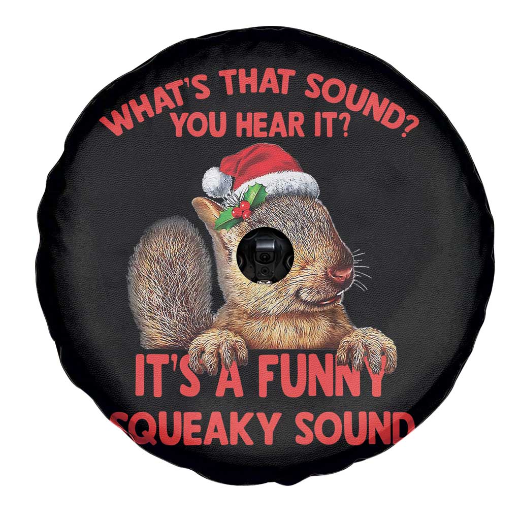 Christmas Squirrel Spare Tire Cover It's A Funny Squeaky Sound Xmas Things