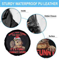Christmas Squirrel Spare Tire Cover It's A Funny Squeaky Sound Xmas Things