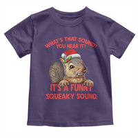 Christmas Squirrel Toddler T Shirt It's A Funny Squeaky Sound Xmas Things
