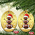 Xmas Football Christmas Ornament Rugby Snowman Xmas Festive Holiday Sports - Wonder Print Shop