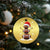 Xmas Football Christmas Ornament Rugby Snowman Xmas Festive Holiday Sports - Wonder Print Shop