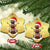 Xmas Football Christmas Ornament Rugby Snowman Xmas Festive Holiday Sports - Wonder Print Shop