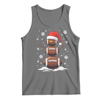 Christmas Football Tank Top Rugby Snowman Xmas Festive Holiday Sports