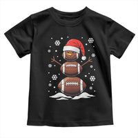 Christmas Football Toddler T Shirt Rugby Snowman Xmas Festive Holiday Sports