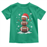 Christmas Football Toddler T Shirt Rugby Snowman Xmas Festive Holiday Sports