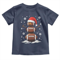 Christmas Football Toddler T Shirt Rugby Snowman Xmas Festive Holiday Sports