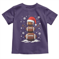 Christmas Football Toddler T Shirt Rugby Snowman Xmas Festive Holiday Sports