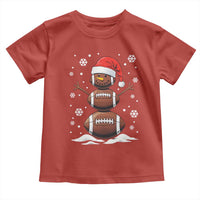 Christmas Football Toddler T Shirt Rugby Snowman Xmas Festive Holiday Sports