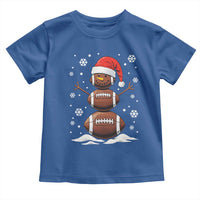 Christmas Football Toddler T Shirt Rugby Snowman Xmas Festive Holiday Sports