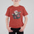 Funny Rock'n Roll Santa Claus T Shirt For Kid Cool Drummer Festive Christmas - Wonder Print Shop