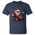 Funny Rock'n Roll Santa Claus T Shirt Cool Drummer Festive Christmas - Wonder Print Shop
