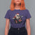 Funny Rock'n Roll Santa Claus T Shirt For Women Cool Drummer Festive Christmas - Wonder Print Shop